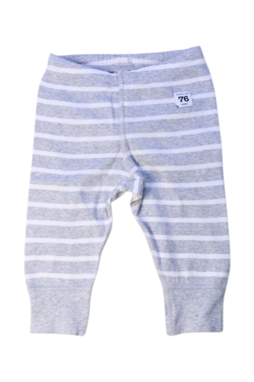 A Grey Casual Pants from Polarn O. Pyret in size 0-3M for boy. (Front View)