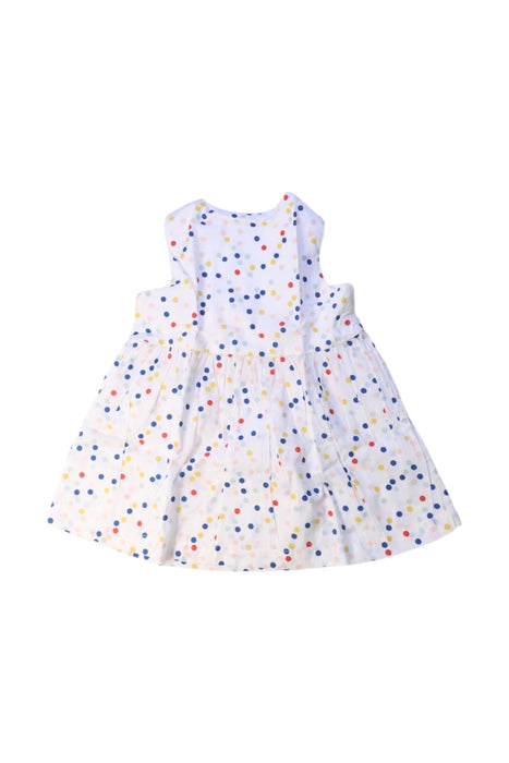 A Multicolour Sleeveless Dresses from Petit Bateau in size 6-12M for girl. (Back View)