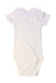 A White Short Sleeve Bodysuits from Gray Label in size 0-3M for neutral. (Back View)