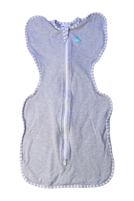 A Grey Swaddles from Love To Dream in size 0-3M for neutral. (Front View)