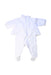 A White Pants Sets from Jacadi in size 0-3M for girl. (Back View)