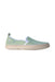 A Green Slip Ons from Pare Gabia in size 9Y for neutral. (Front View)
