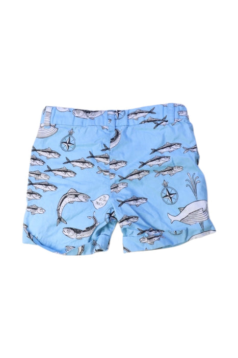 A Blue Shorts from Mini Rodini in size 12-18M for boy. (Back View)