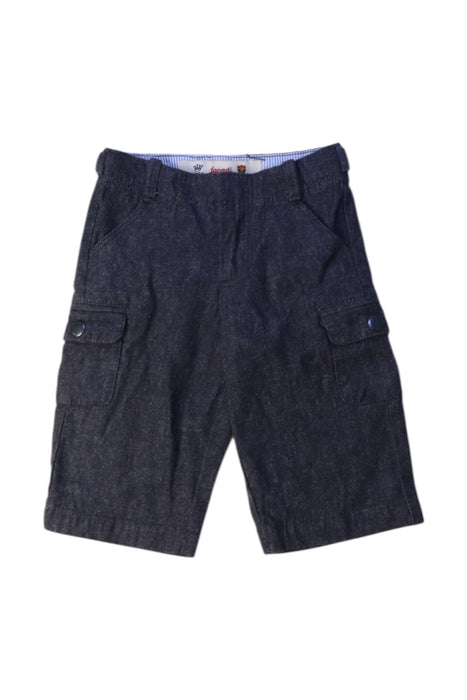 A Navy Shorts from Jacadi in size 3-6M for boy. (Front View)