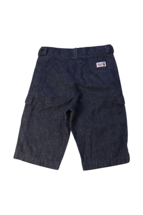 A Navy Shorts from Jacadi in size 3-6M for boy. (Back View)
