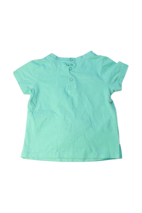 A Green Short Sleeve T Shirts from DPAM in size 12-18M for boy. (Back View)