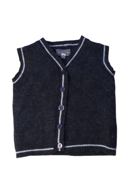 A Black Sweater Vests from Nicholas & Bears in size 2T for boy. (Front View)