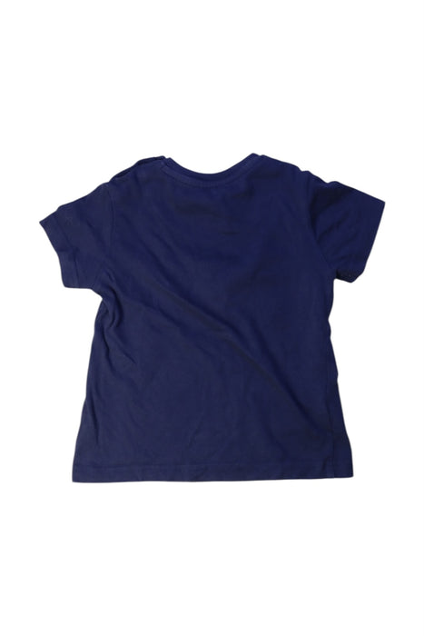 A Navy Short Sleeve T Shirts from Mayoral in size 12-18M for boy. (Back View)