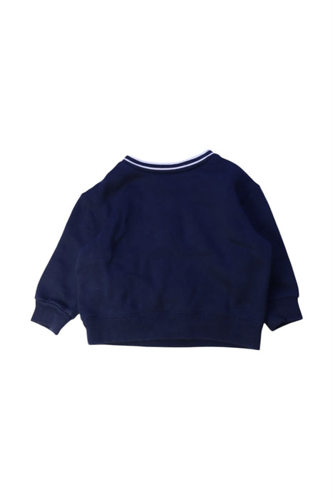 A Navy Crewneck Sweatshirts from Ralph Lauren in size 6-12M for boy. (Back View)