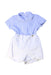 A Blue Shorts Sets from Ancar in size 2T for boy. (Front View)