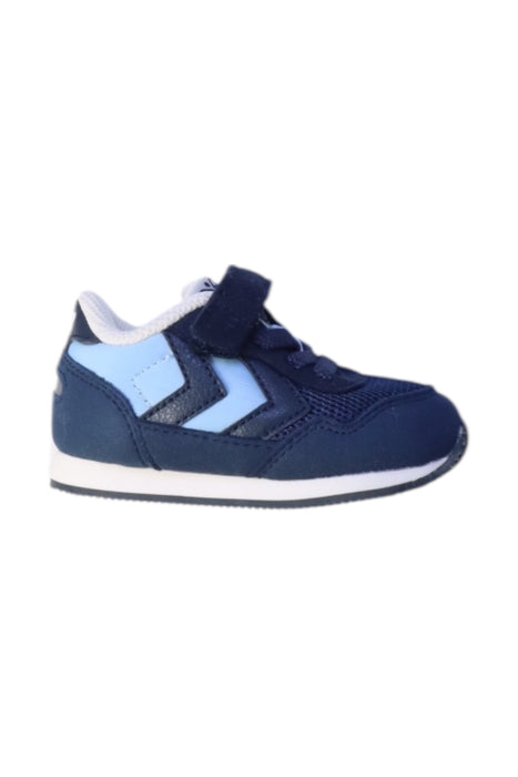 A Blue Sneakers from hummel in size 12-18M for neutral. (Front View)