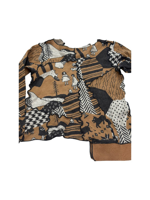A Brown Long Sleeve Tops from Ne-Net in size 3T for neutral. (Back View)