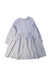 A Blue Long Sleeve Dresses from Bonpoint in size 3T for girl. (Back View)