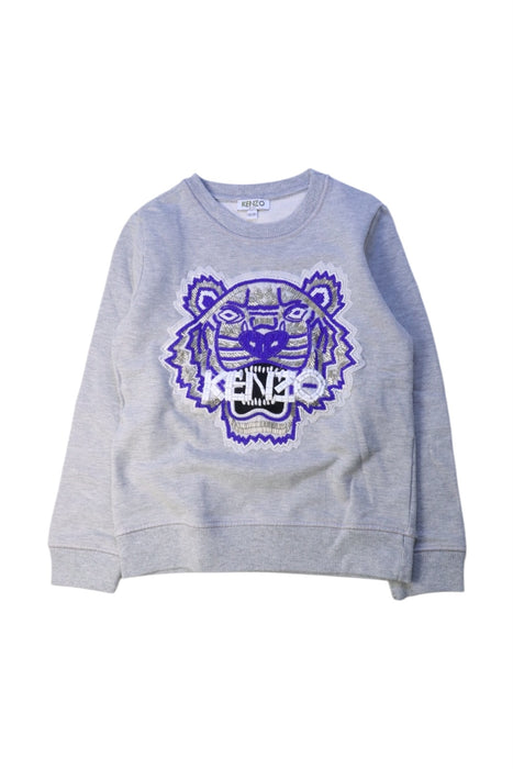 A Grey Crewneck Sweatshirts from Kenzo in size 8Y for girl. (Front View)