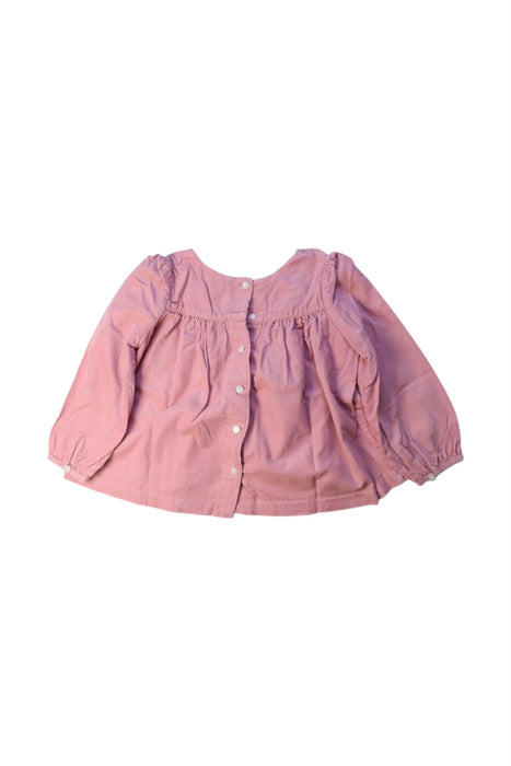 A Pink Long Sleeve Dresses from Polo Ralph Lauren in size 2T for girl. (Back View)