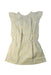 A Yellow Sleeveless Dresses from Bonpoint in size 3T for girl. (Back View)