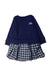A Navy Long Sleeve Dresses from Polo Ralph Lauren in size 2T for girl. (Front View)