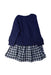 A Navy Long Sleeve Dresses from Polo Ralph Lauren in size 2T for girl. (Back View)