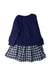 A Navy Long Sleeve Dresses from Polo Ralph Lauren in size 2T for girl. (Back View)