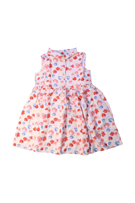 A Multicolour Sleeveless Dresses from Bonpoint in size 3T for girl. (Front View)