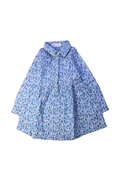 A Blue Capes & Ponchos from Little Mercerie in size 3T for girl. (Front View)