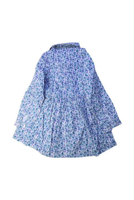 A Blue Capes & Ponchos from Little Mercerie in size 3T for girl. (Back View)