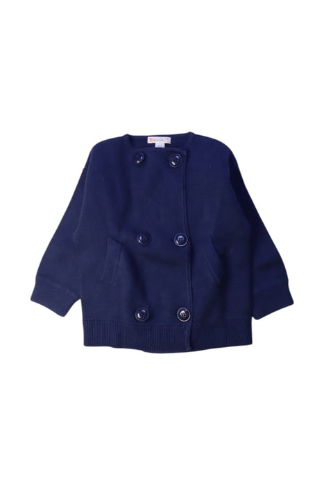 A Navy Cardigans from Crewcuts in size 3T for girl. (Front View)