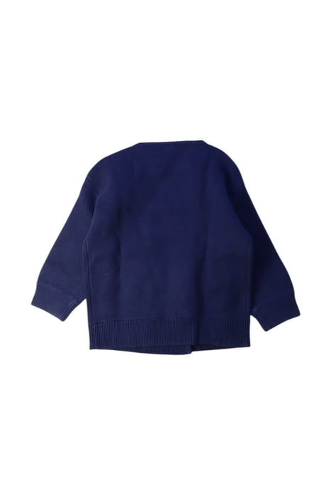 A Navy Cardigans from Crewcuts in size 3T for girl. (Back View)