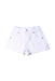 A White Shorts from Seed in size 3T for girl. (Front View)