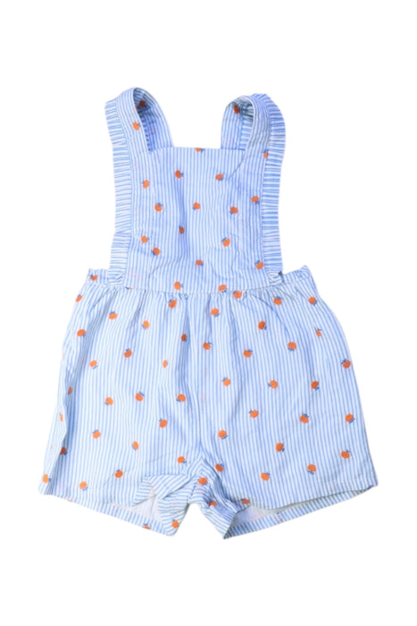 A Blue Overall Shorts from Polo Ralph Lauren in size 3T for girl. (Front View)