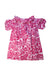 A Pink Short Sleeve Dresses from Crewcuts in size 3T for girl. (Back View)