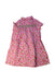 A Red Sleeveless Dresses from Bonpoint in size 3T for girl. (Back View)
