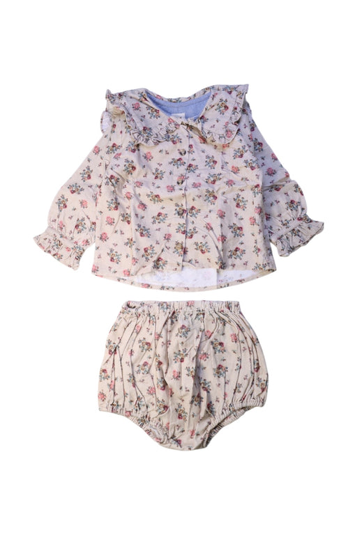 A Multicolour Skirt Sets from LOIR paris in size 3T for girl. (Front View)