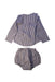 A Blue Shorts Sets from LOIR paris in size 3T for girl. (Back View)