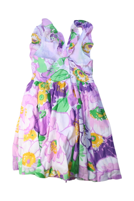 A Multicolour Sleeveless Dresses from Janie & Jack in size 8Y for girl. (Back View)