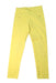 A Yellow Leggings from Janie & Jack in size 8Y for girl. (Front View)