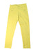 A Yellow Leggings from Janie & Jack in size 8Y for girl. (Front View)