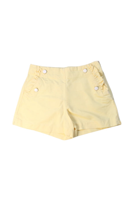 A Yellow Shorts from Janie & Jack in size 10Y for girl. (Front View)