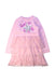 A Pink Long Sleeve Dresses from Guess in size 6T for girl. (Front View)