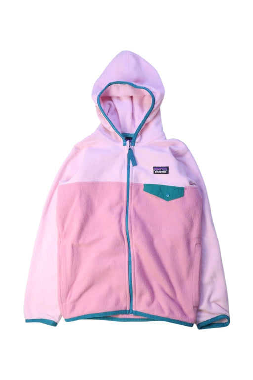 A Pink Lightweight Jackets from Patagonia in size 5T for girl. (Front View)