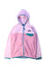 A Pink Lightweight Jackets from Patagonia in size 5T for girl. (Front View)