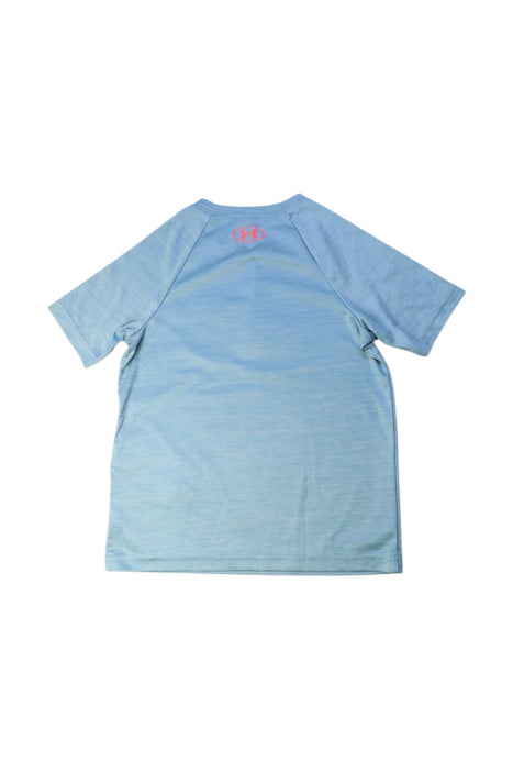 A Blue Short Sleeve T Shirts from Under Armour in size 7Y for boy. (Back View)