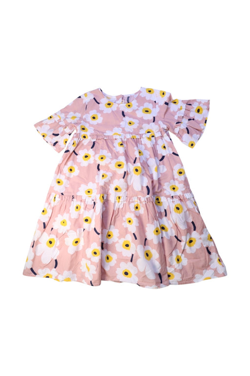 A Multicolour Short Sleeve Dresses from Momonittu in size 8Y for girl. (Front View)