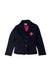 A Navy Blazers from Jacadi in size 6T for girl. (Front View)