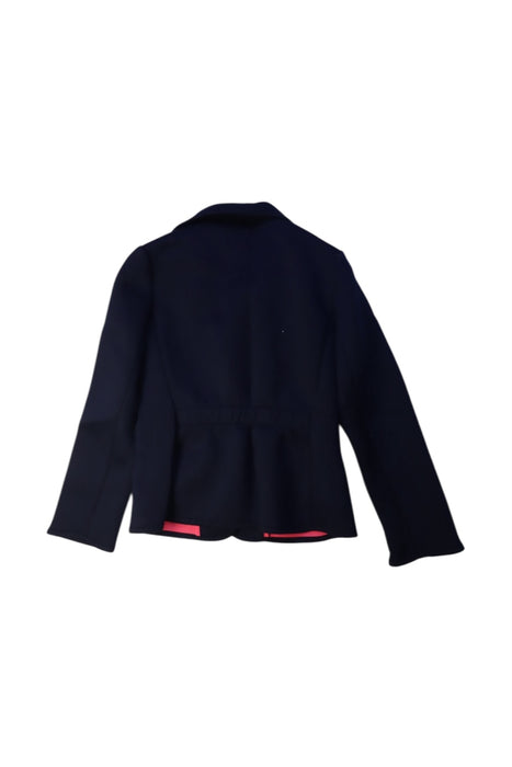A Navy Blazers from Jacadi in size 6T for girl. (Back View)