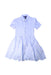 A White Short Sleeve Dresses from Polo Ralph Lauren in size 6T for girl. (Front View)