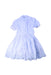 A White Short Sleeve Dresses from Polo Ralph Lauren in size 6T for girl. (Back View)