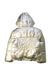 A Gold Puffer/Quilted Jackets from Guess in size 10Y for neutral. (Back View)