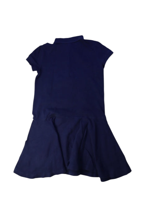 A Navy Short Sleeve Dresses from Polo Ralph Lauren in size 8Y for girl. (Back View)