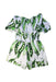 A Green Short Sleeve Rompers from Dolce & Gabbana in size 7Y for girl. (Back View)